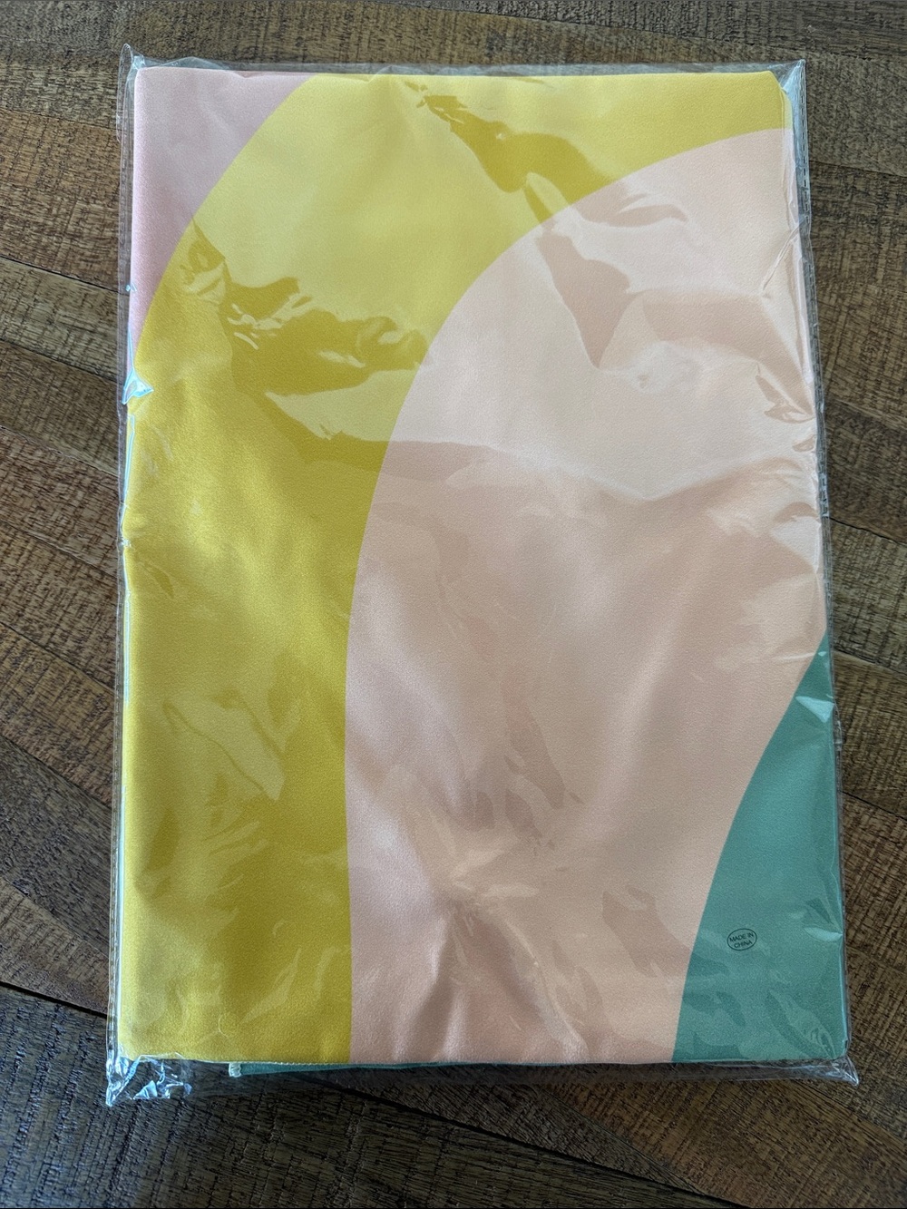 Pastel Arch Disposable Tablecloth - Yellow, Pink & Mint